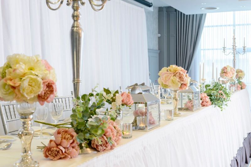 Top Table - Rosewater Wedding Decor 